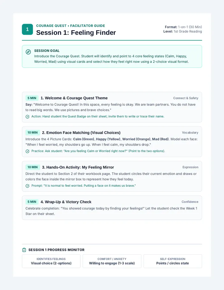 Feeling Finder Session Plan