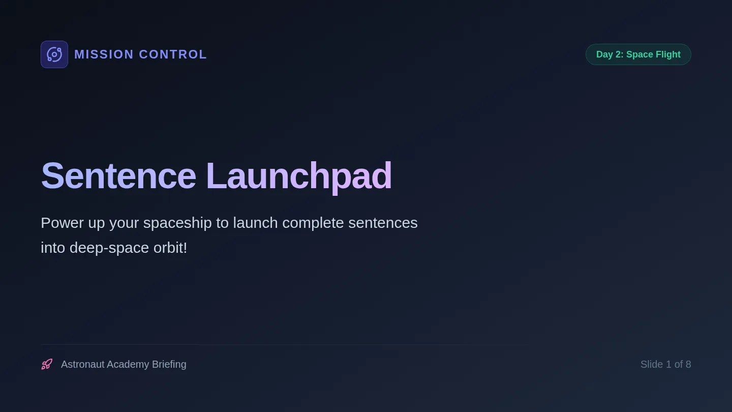 Sentence Launchpad Slides