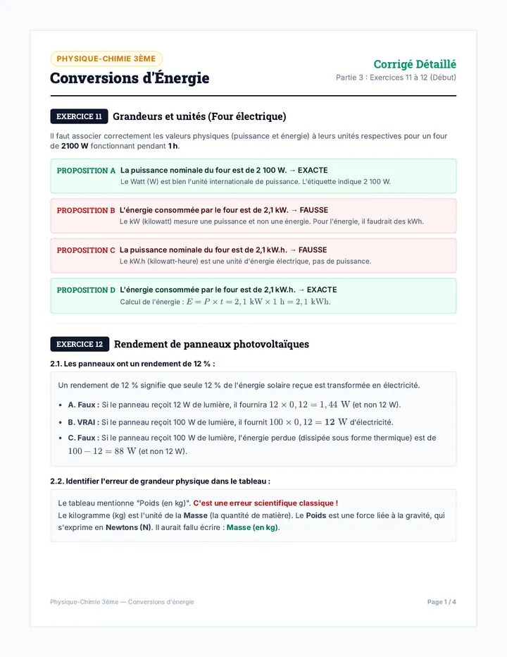 Guide de Correction Partie 3
