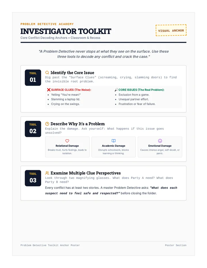 Detective Discussion Cards