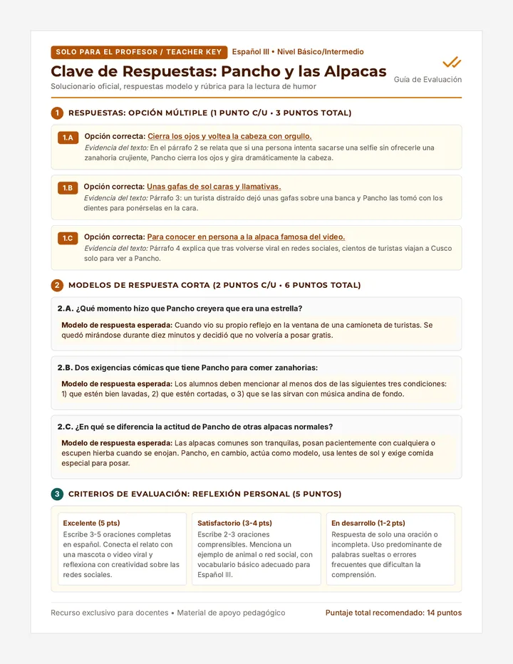 Alpacas Respuestas Guia