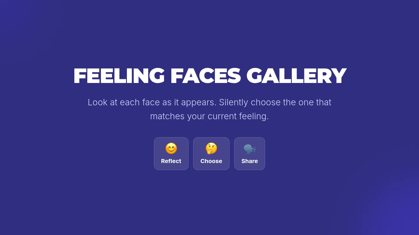 Feeling Faces Gallery Slides