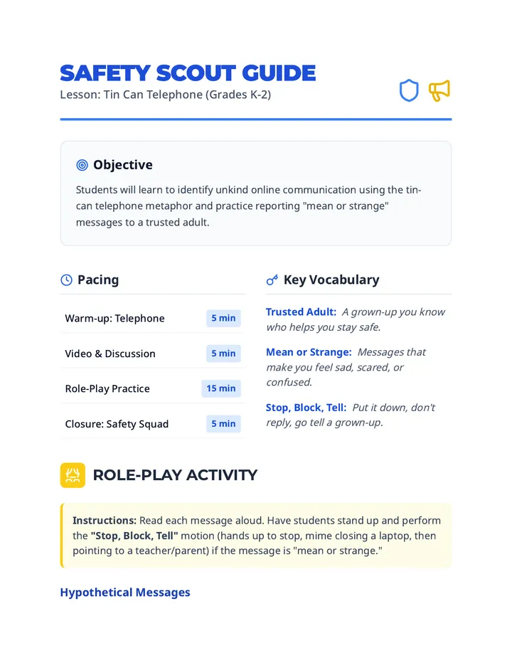 Safety Scout Guide