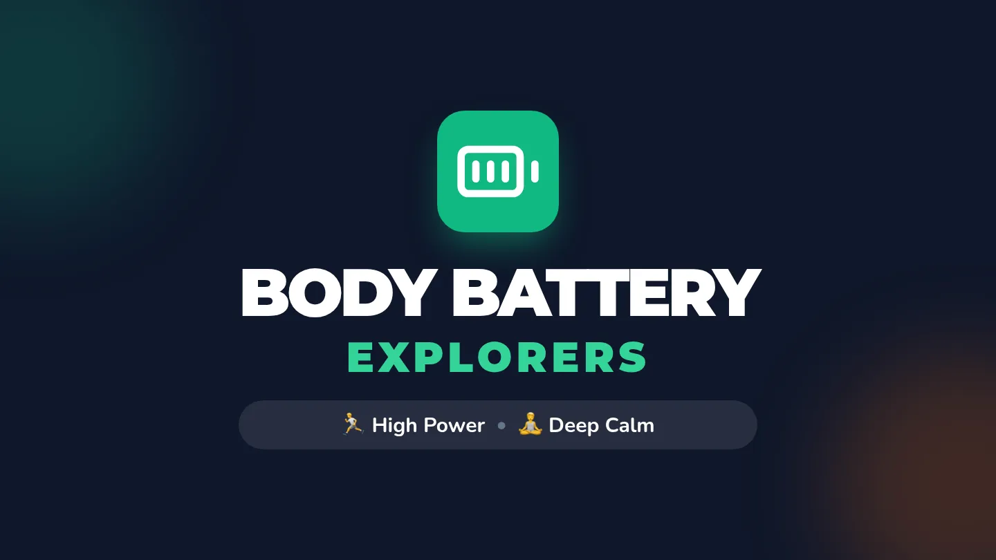 Body Battery Slides Visual Edition