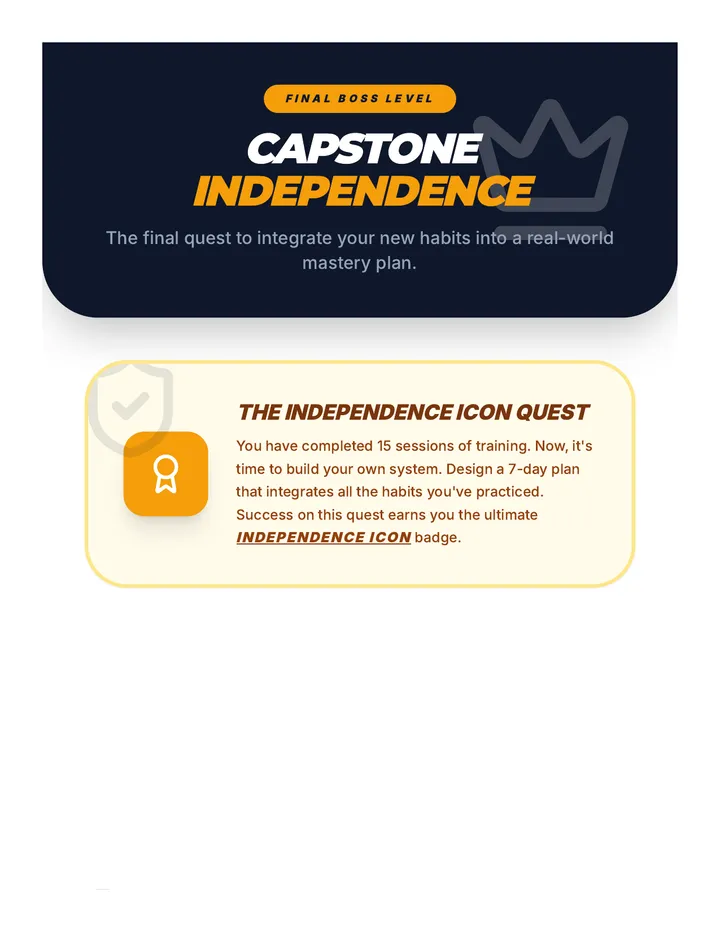 Capstone Independence Quest Document