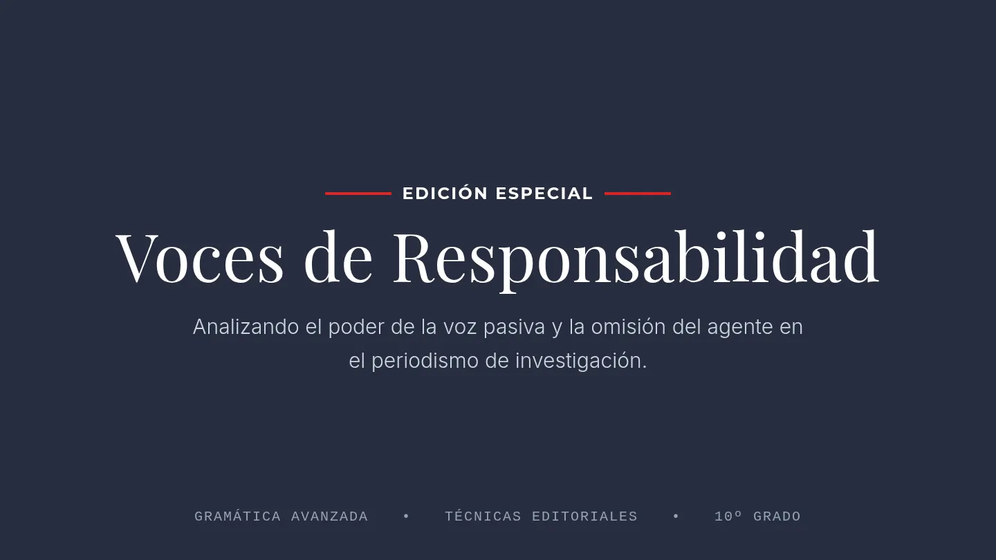 Voices of Responsibility Slides