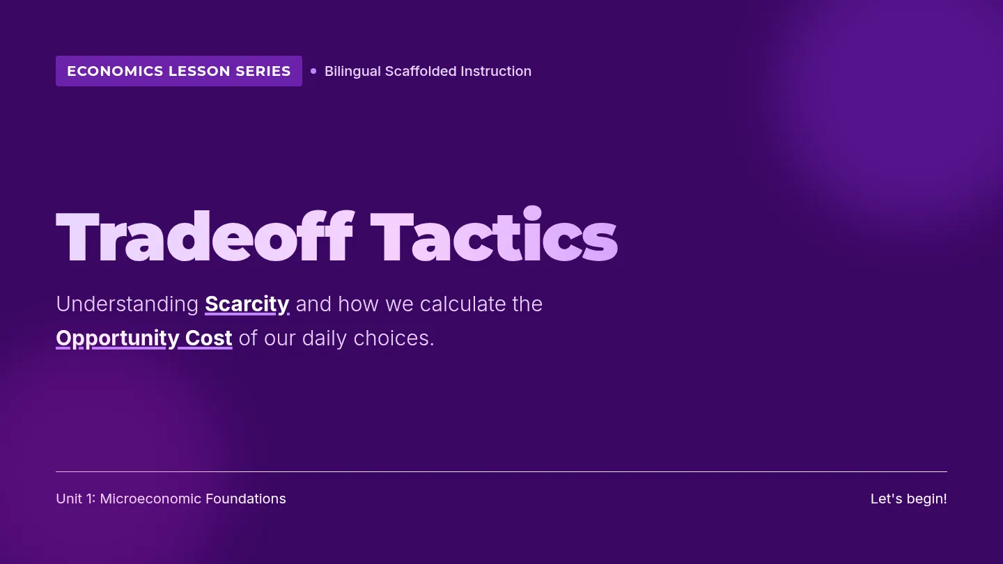 Tradeoff Tactics Slides