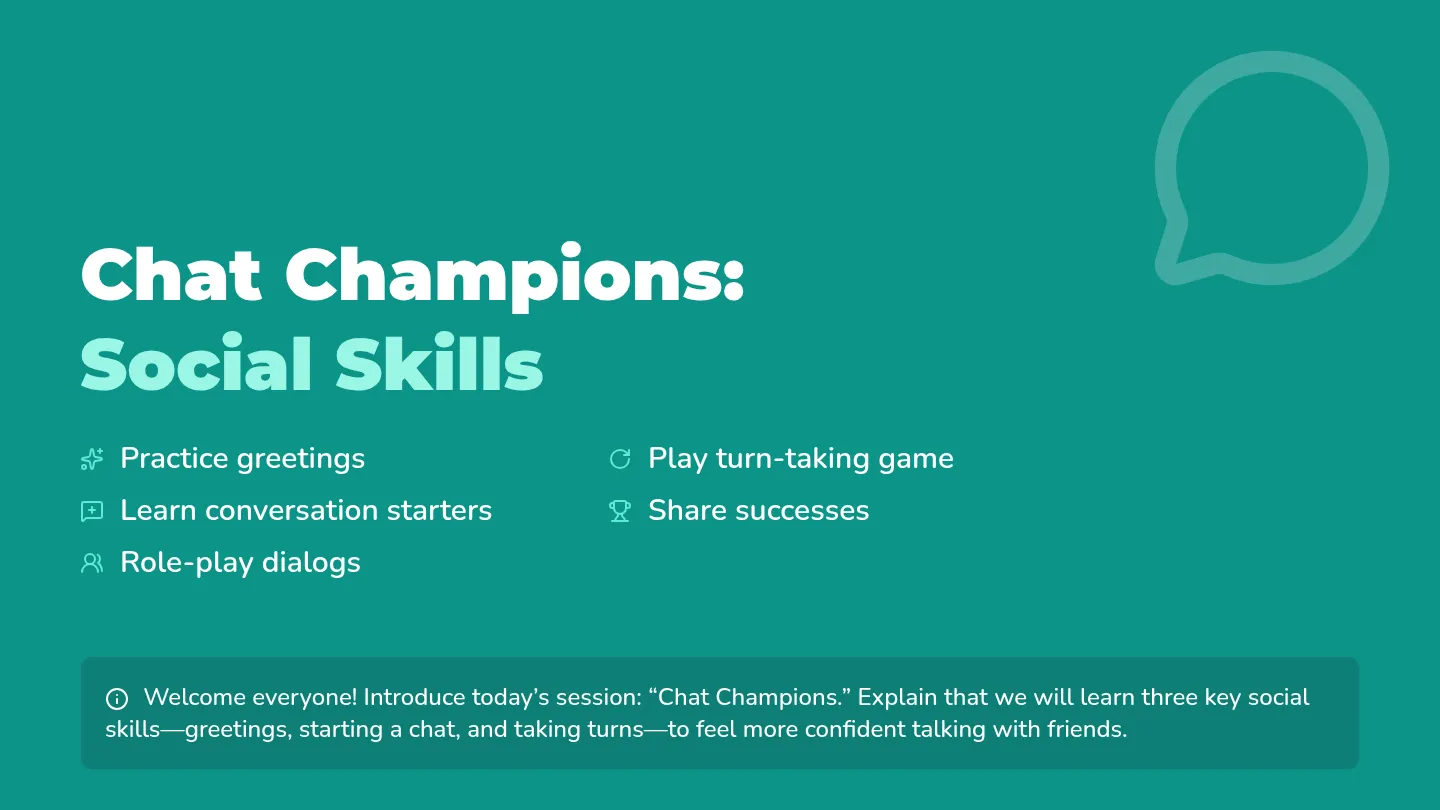 Chat Champions Slides