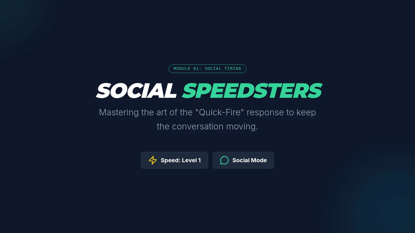 Social Speed Slides