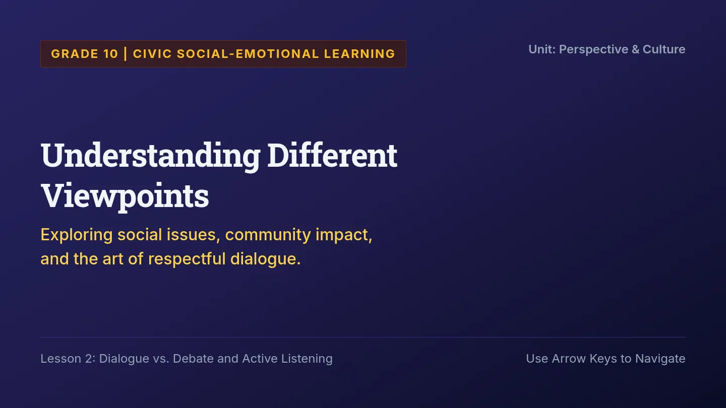 Civil Dialogue Slides