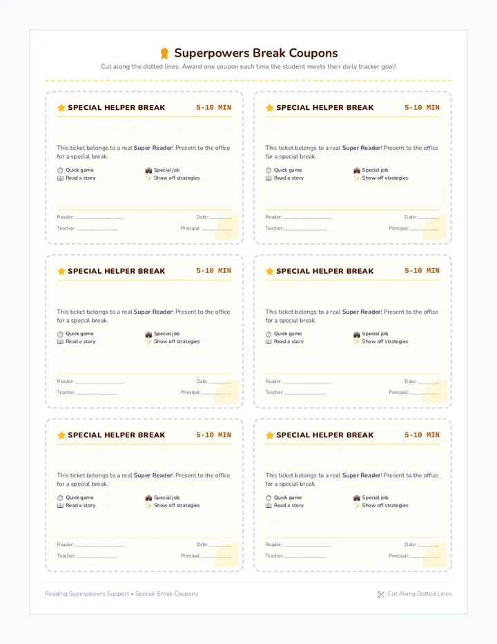 Superpowers AP Break Coupons page 1