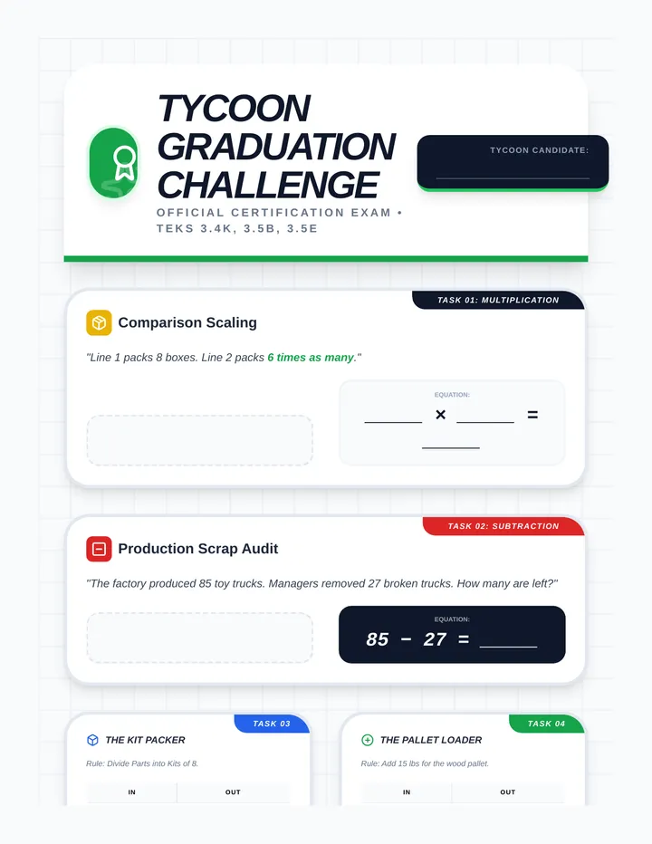 Tycoon Graduation Challenge