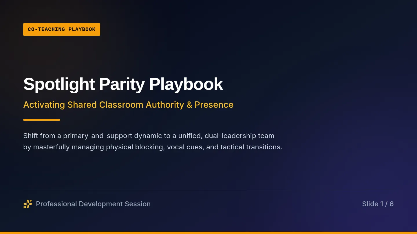Spotlight Parity Slides