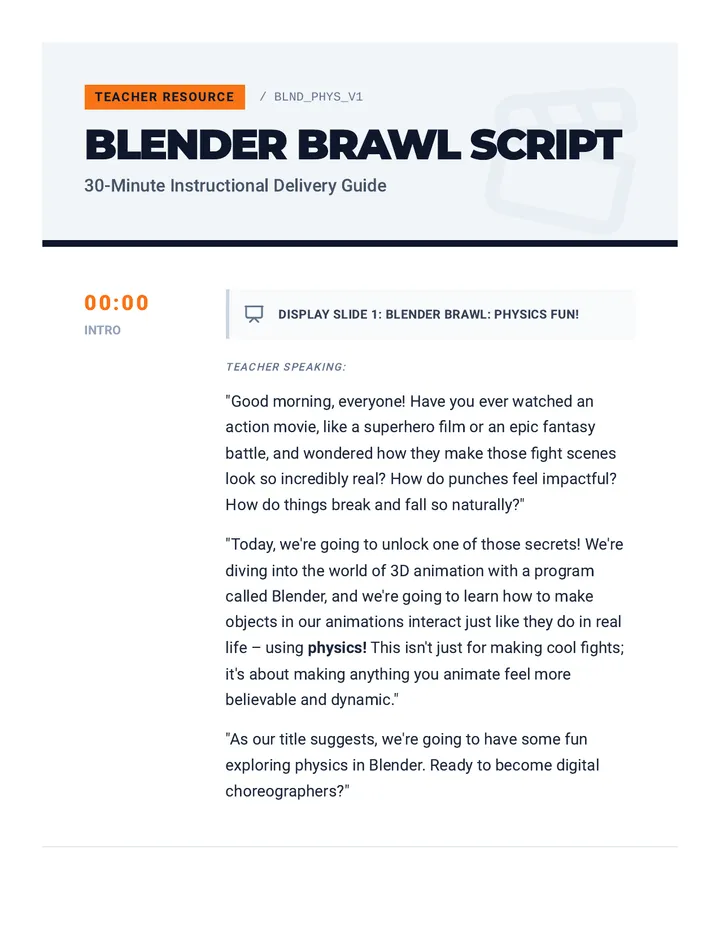 Blender Brawl Script
