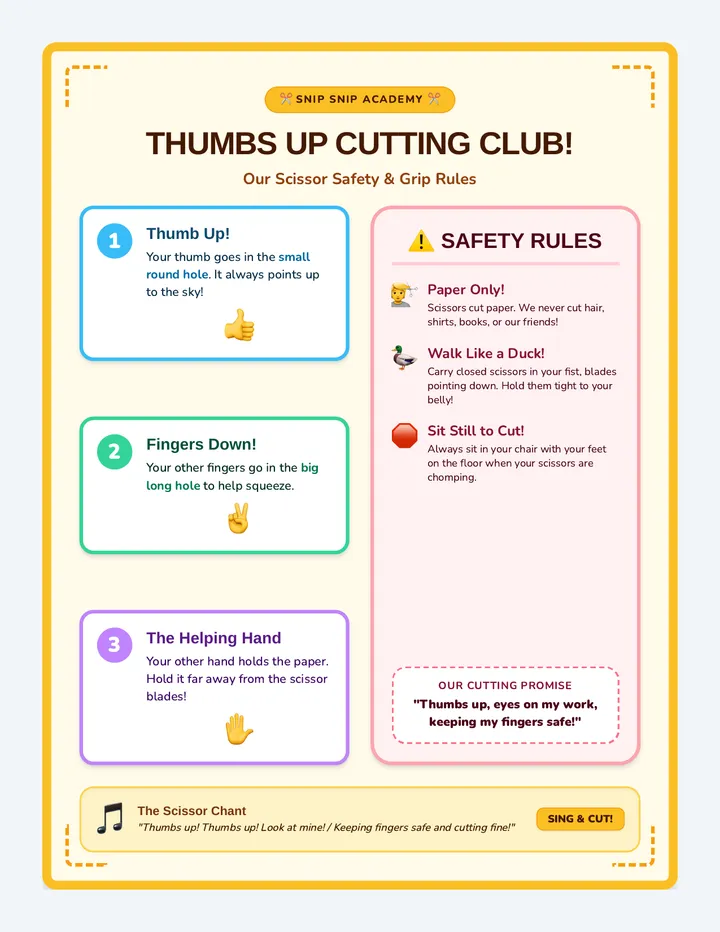 Thumb Up Anchor Chart