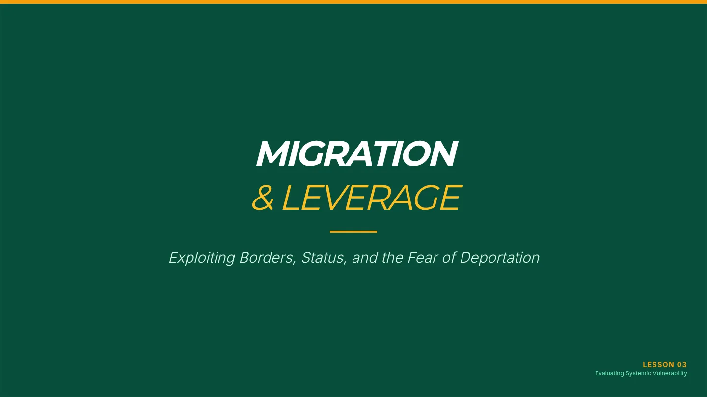 Migration Leverage Slides
