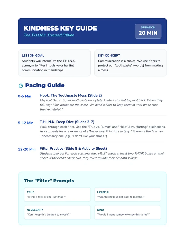 Kindness Key Teacher Guide v2
