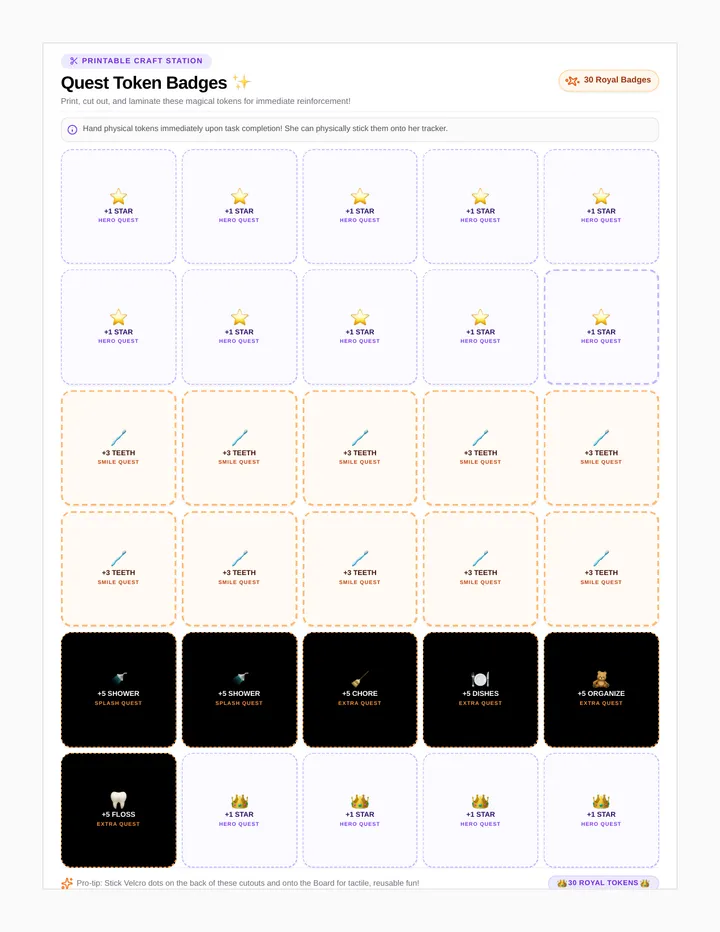 Quest Token Badges