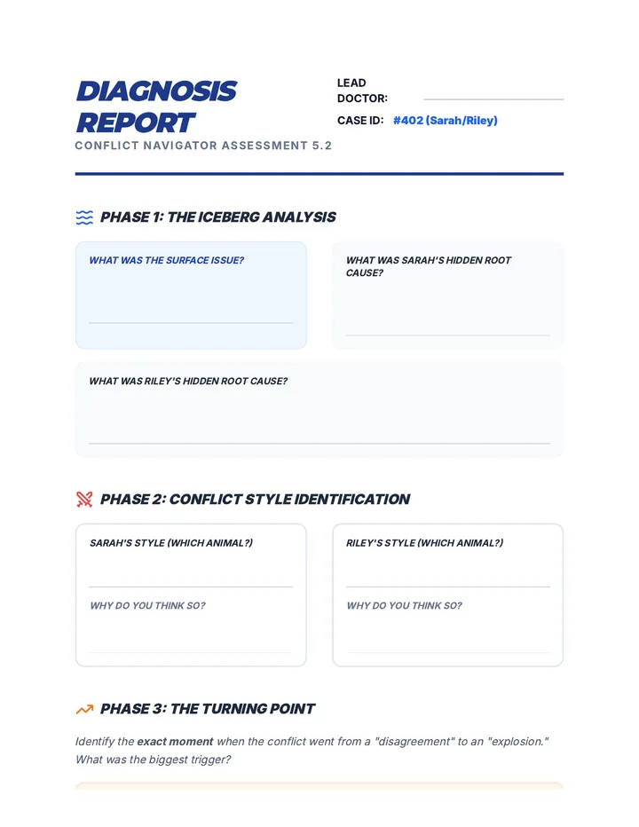 Diagnosis Report Form