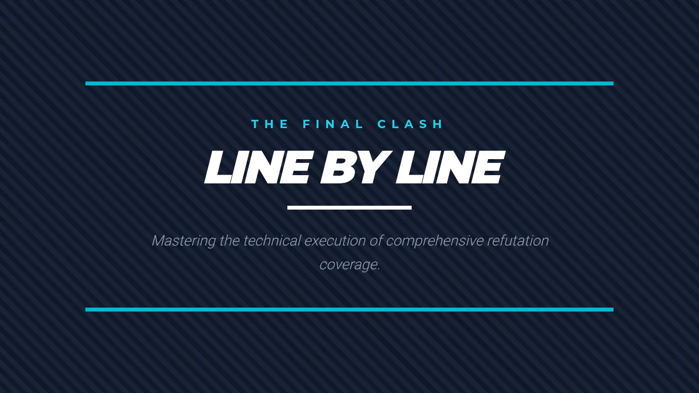 Line by Line Mastery Slides