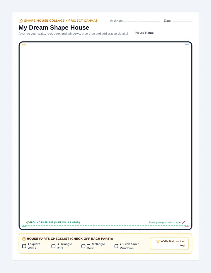 Shape House Creation Mat