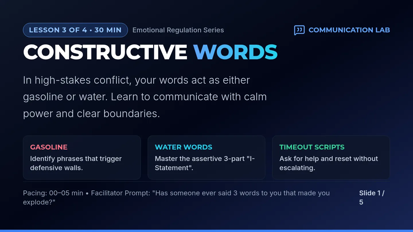 Constructive Words Slides