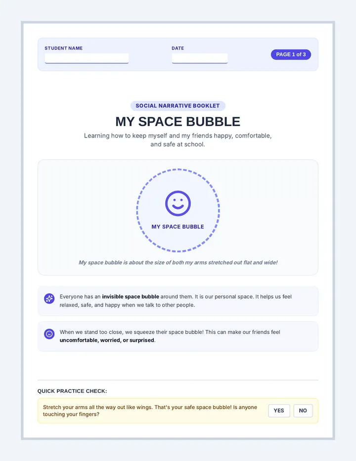 Space Rules Social Narrative