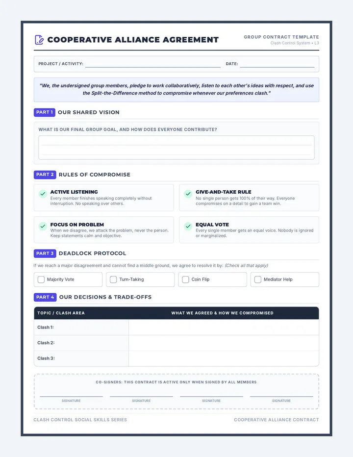 Group Contract Template