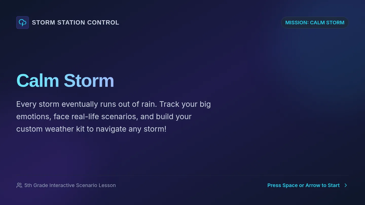 Calm Storm Slides
