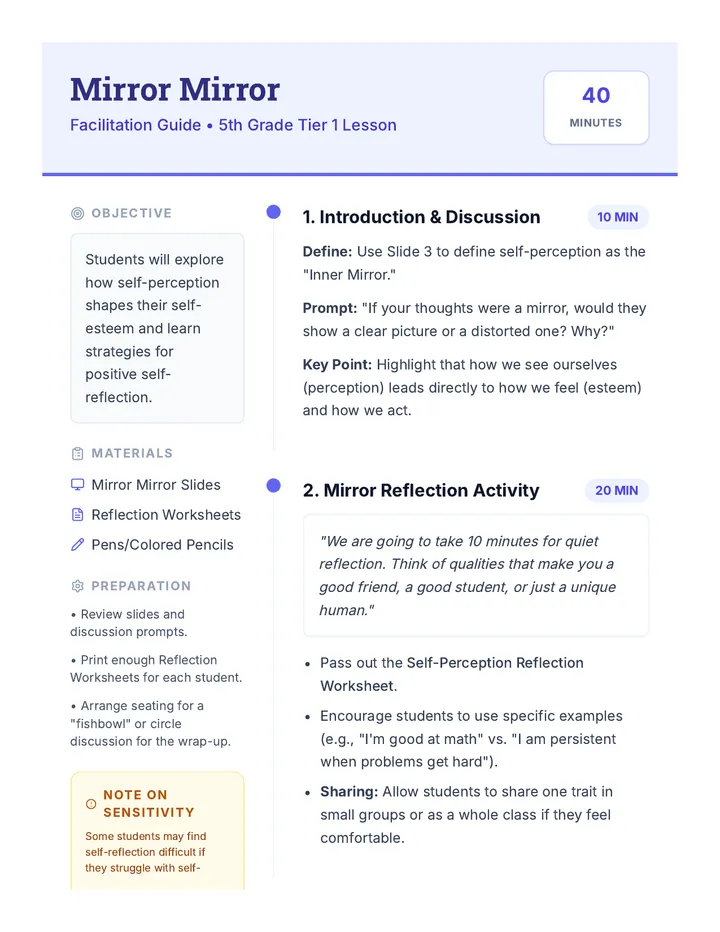 Mirror Facilitation Guide