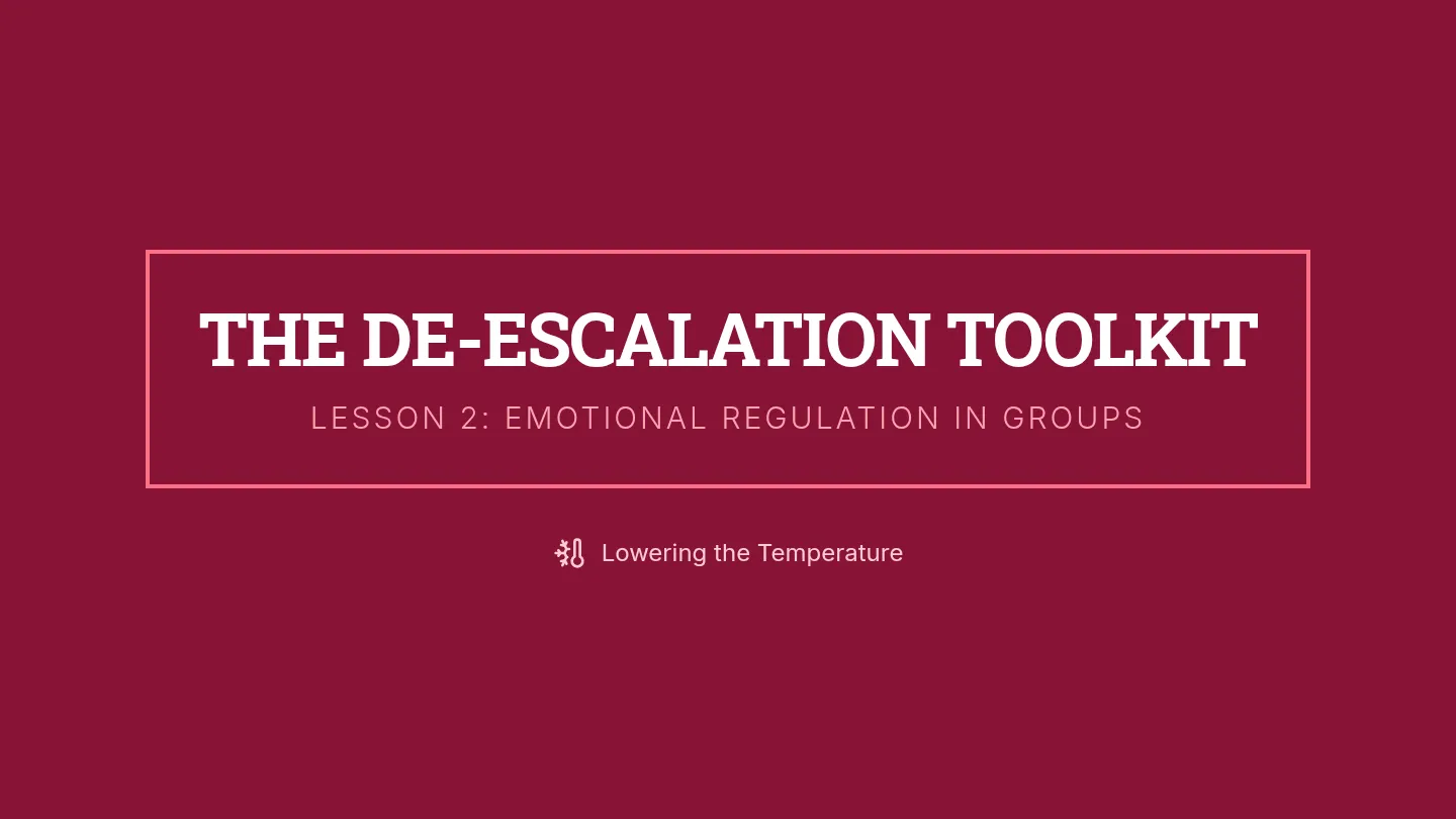 Deescalation Toolkit Slides