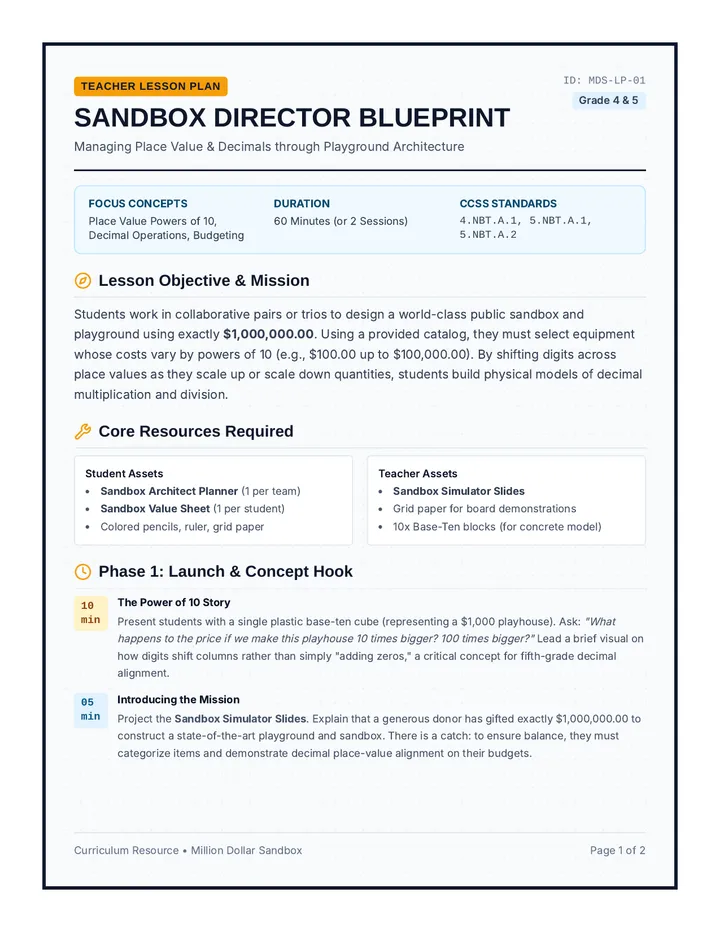 Sandbox Director Blueprint