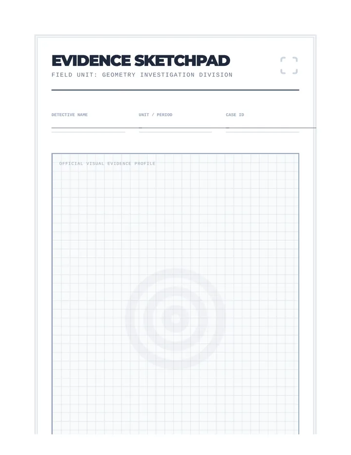 Quadrilateral Detectives Drawing Paper