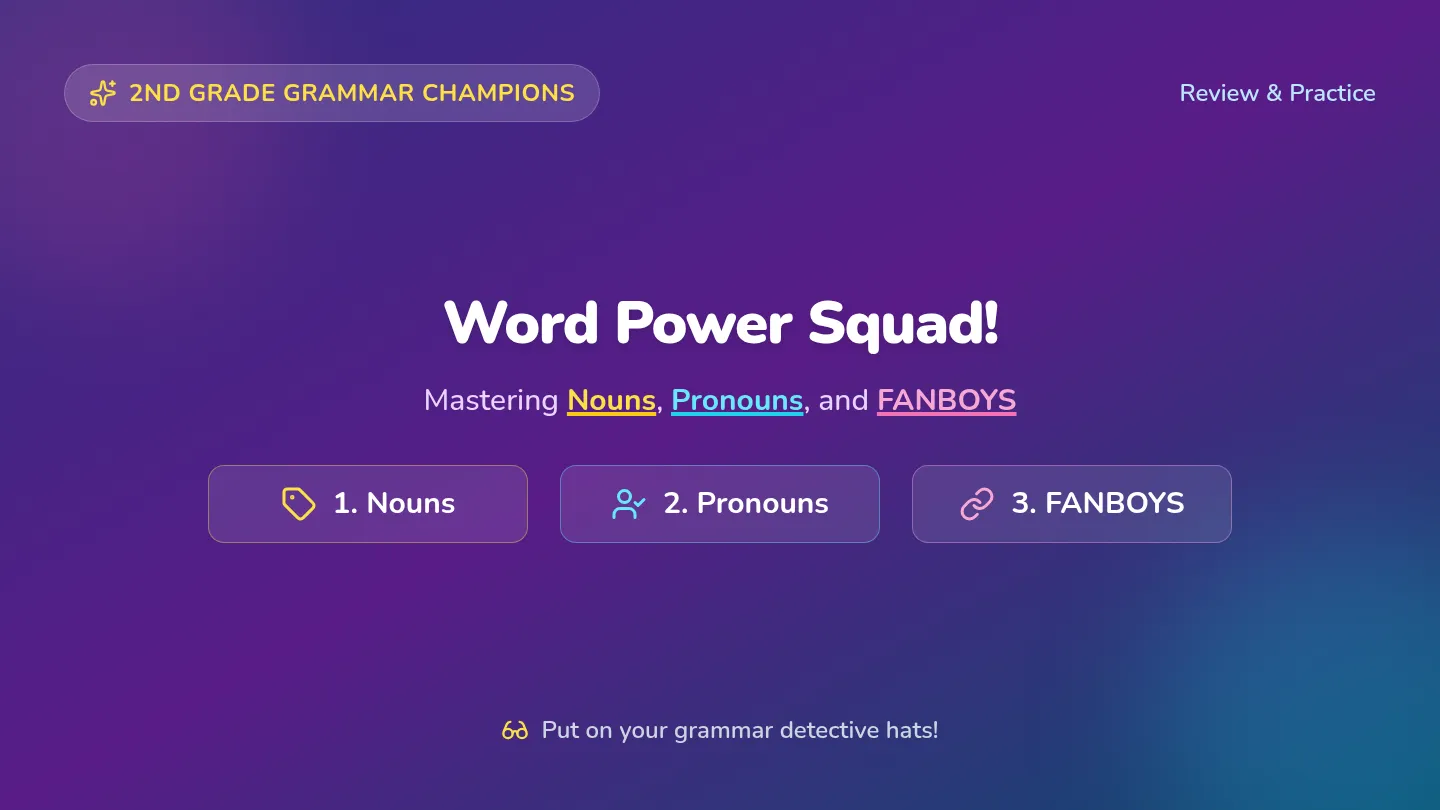 Word Power Review Slides