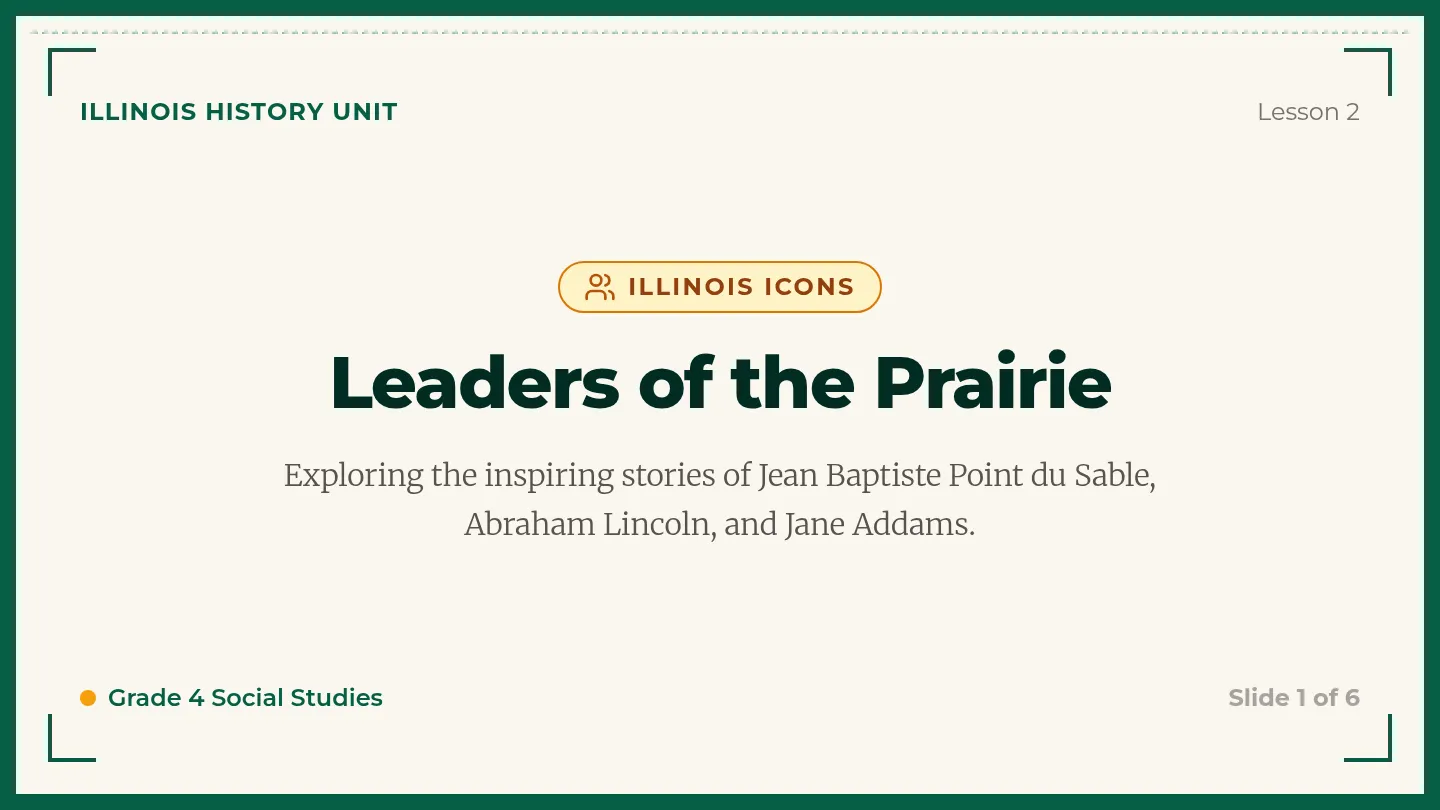 Illinois Icons Slides
