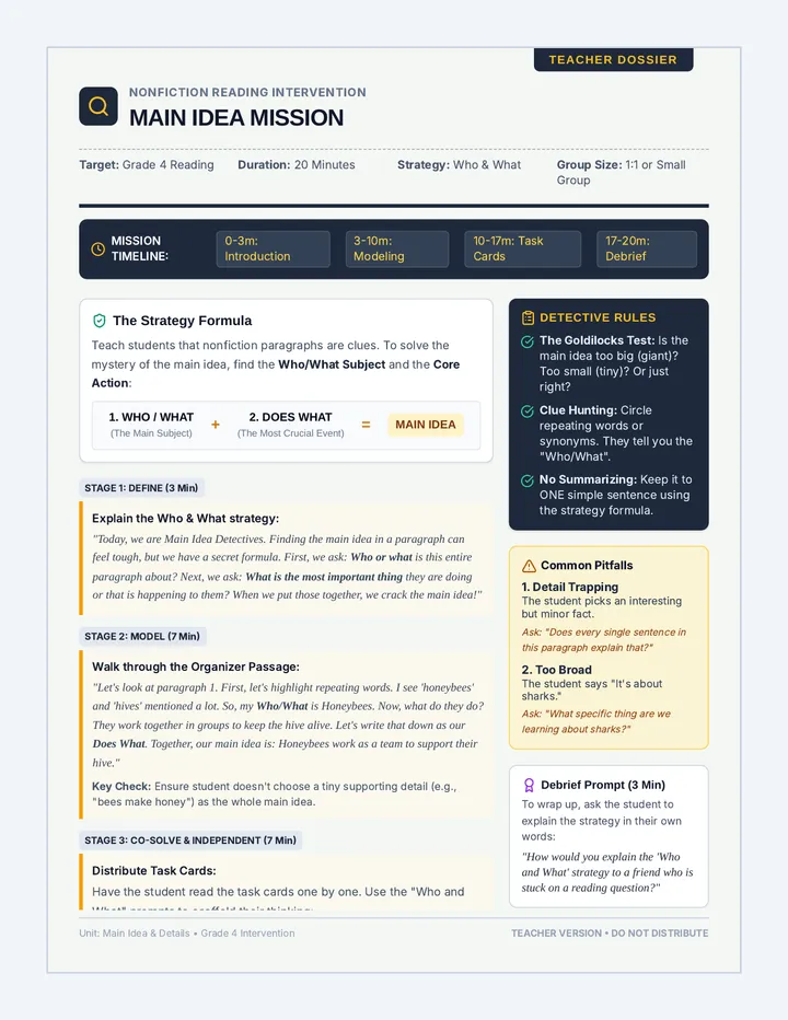 Mission Teacher Guide