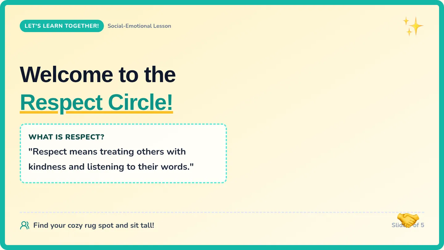 Respect Circle Slides