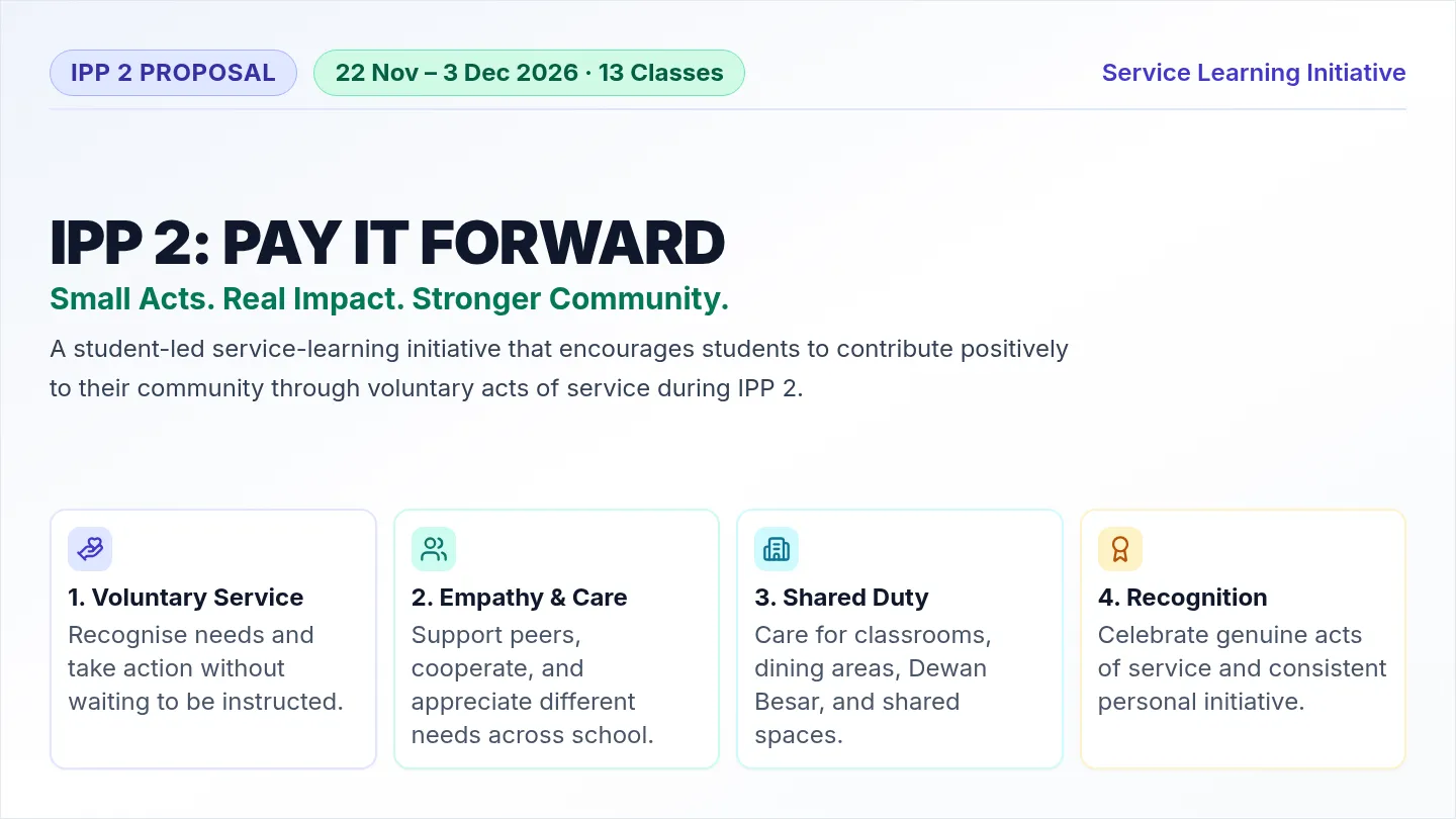 Pay Forward Proposal Slides