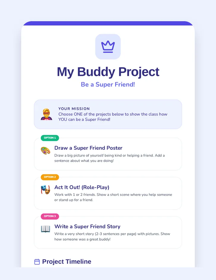 My Buddy Project Guide