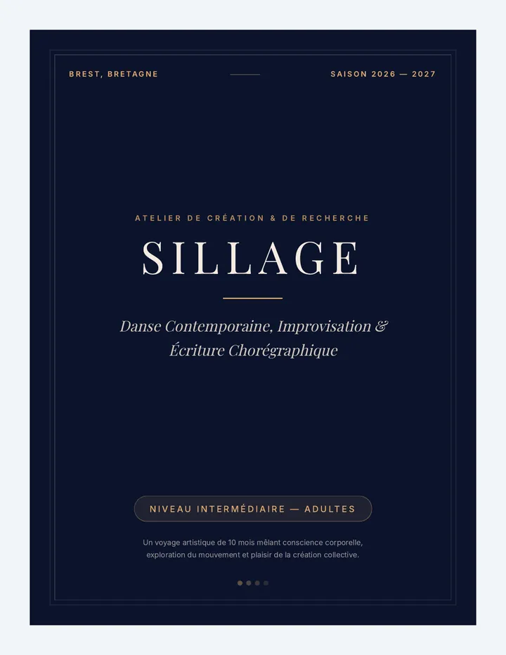 Sillage Brochure Presentation