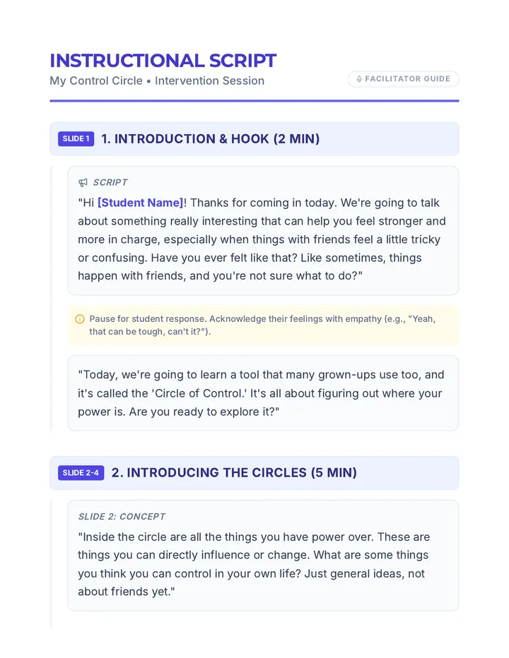 Control Circle Script