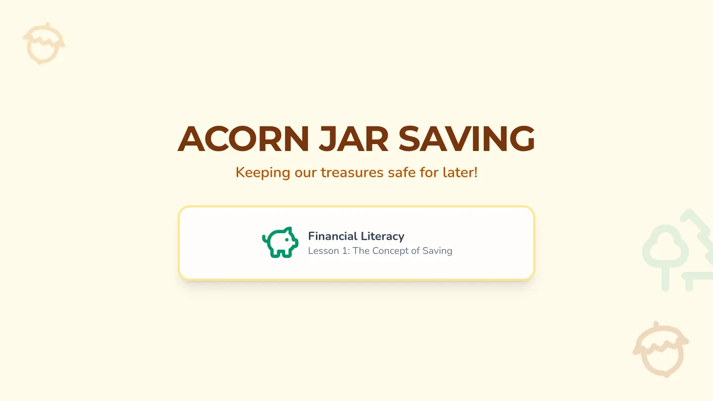 Acorn Jar Slides