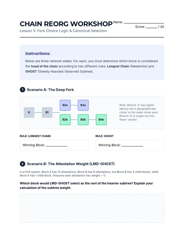 Chain Reorg Workshop