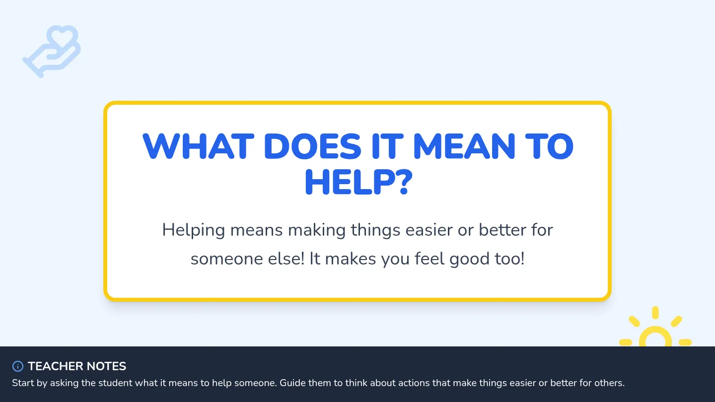 The Power of Helping Slides