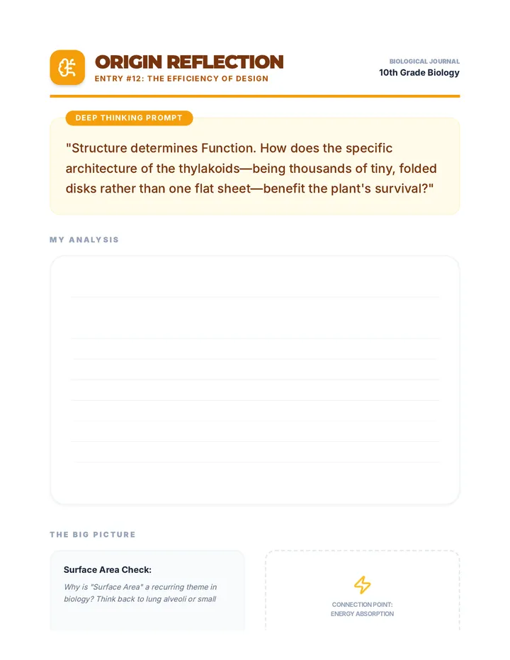 Origin Reflection Journal