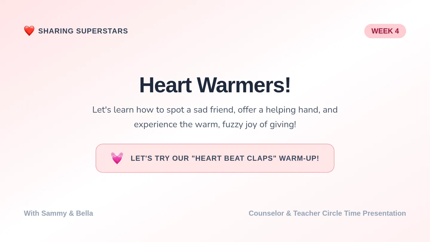Heart Warmers Presentation Slides