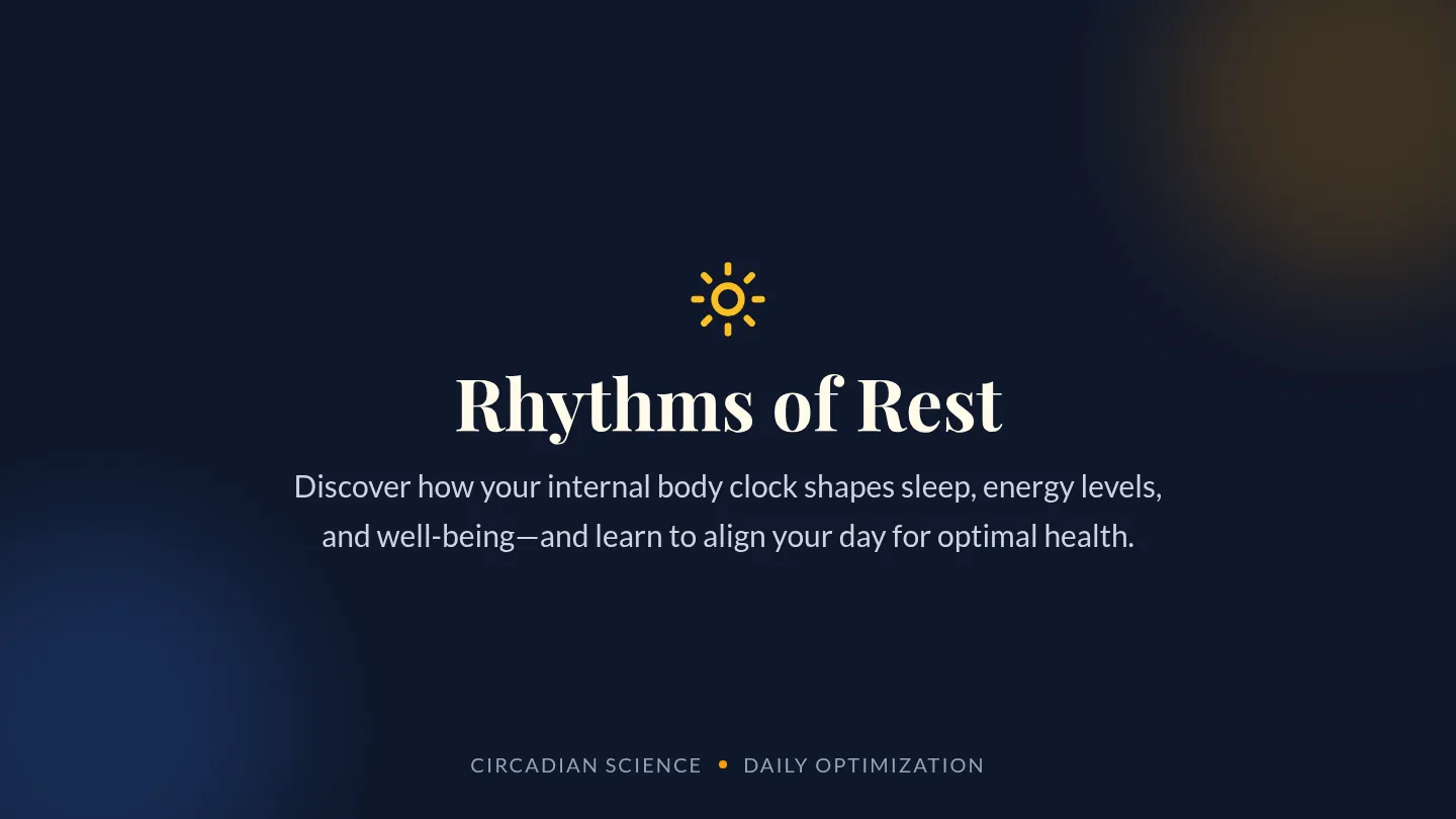Rhythms of Rest Slides