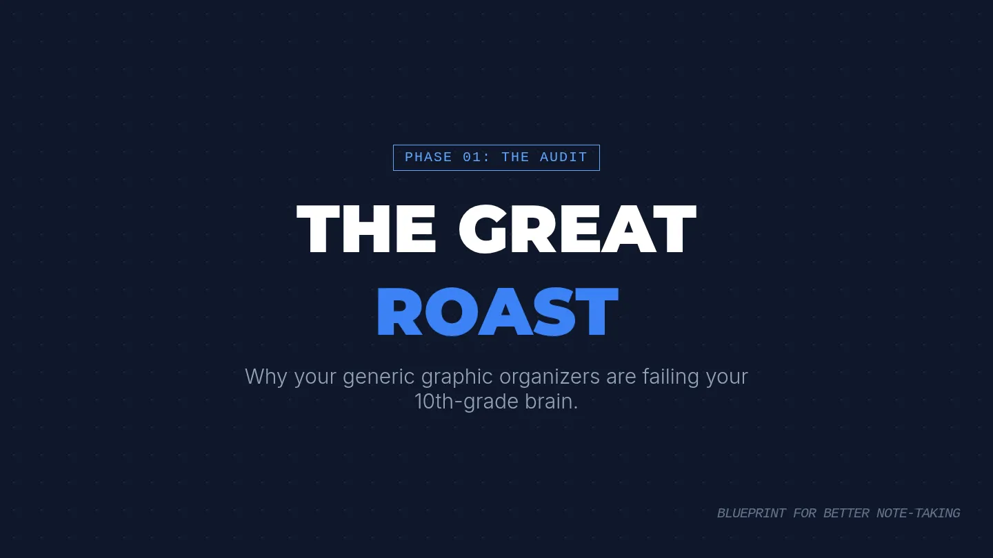 Organizer Roast Slides