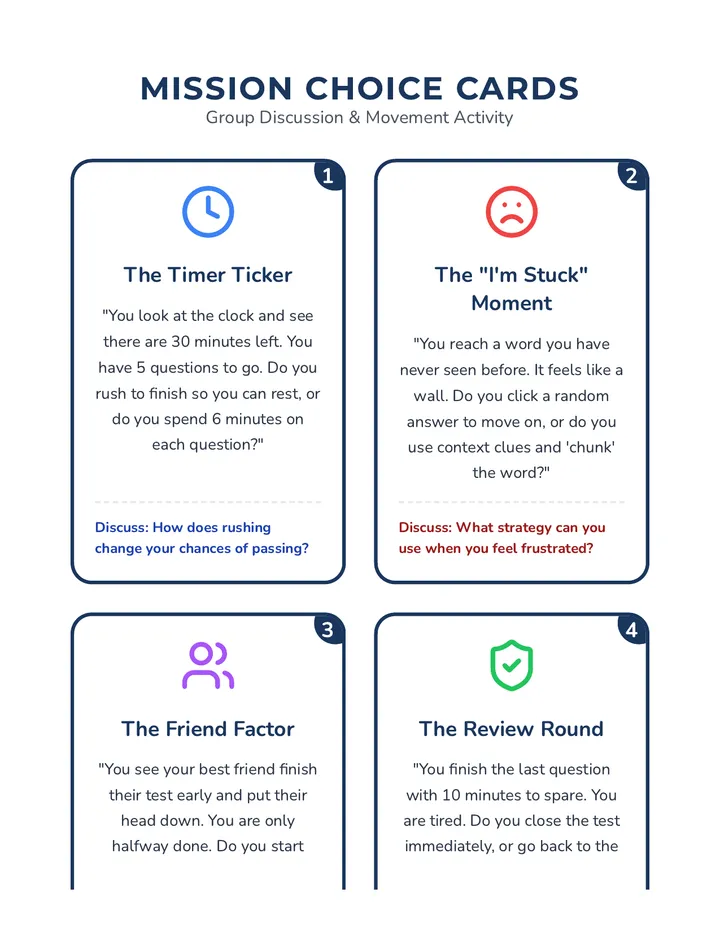 Mission Choice Cards