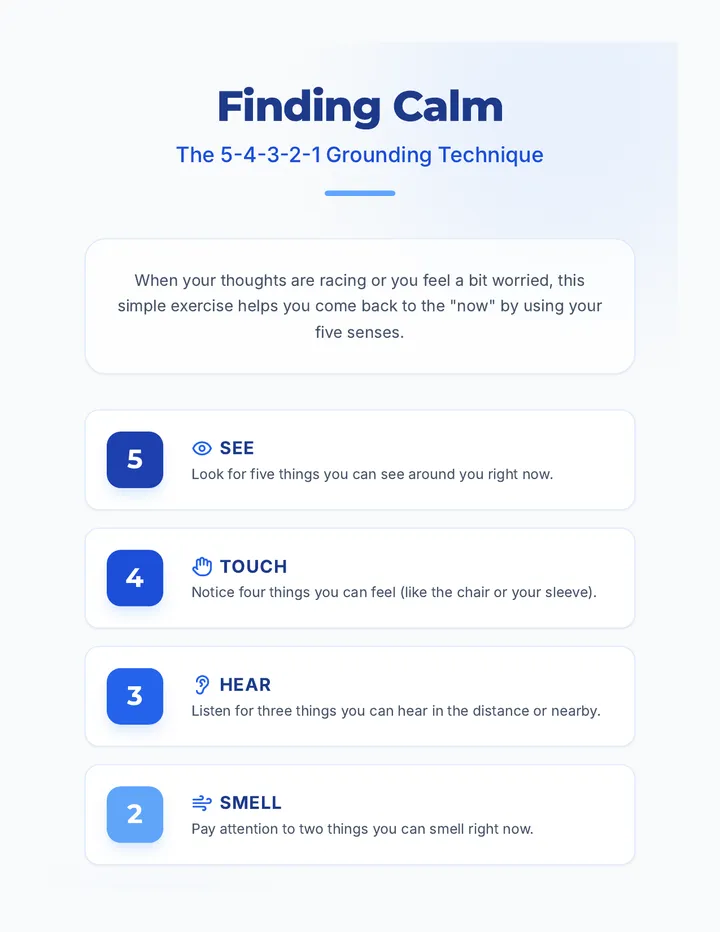 Calm Grounding Poster page 1